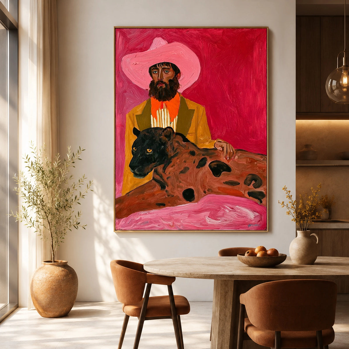 The Leopard's Companion — artwork in an interior setting 3