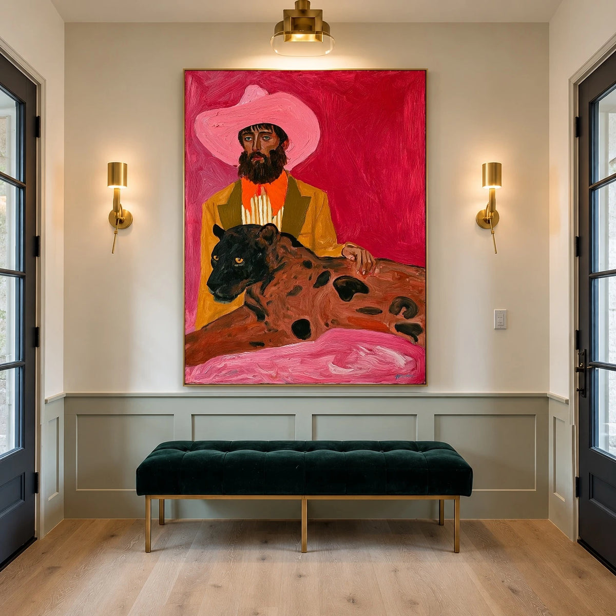 The Leopard's Companion — artwork in an interior setting 6