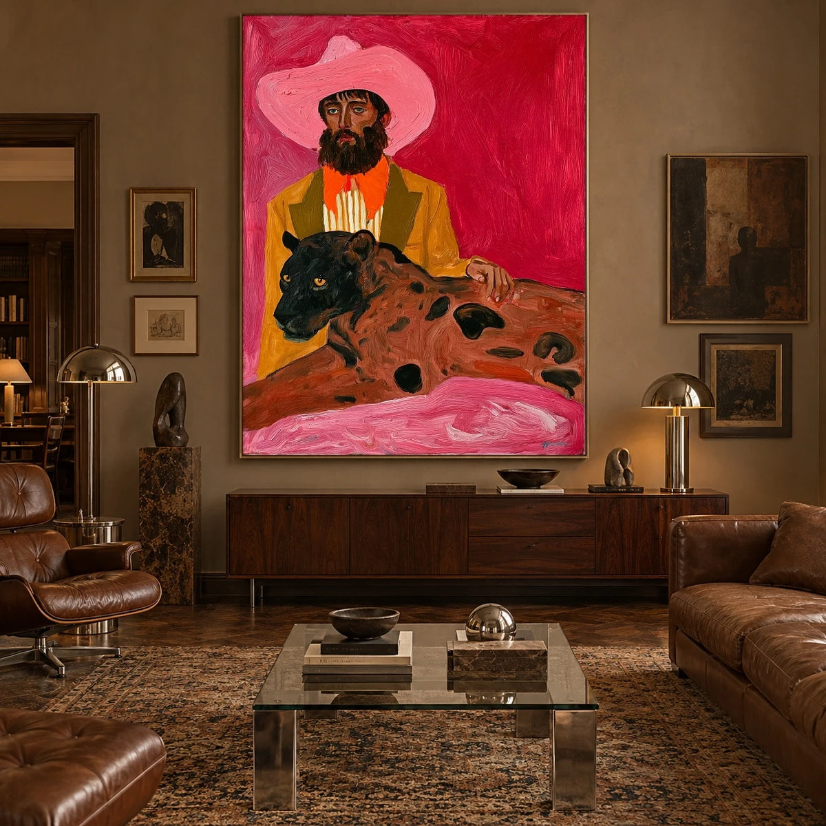 The Leopard's Companion — artwork in an interior setting 7