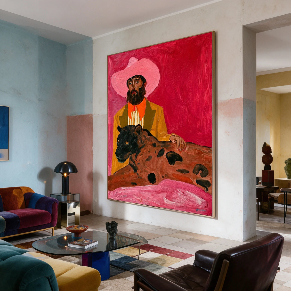 The Leopard's Companion — artwork in an interior setting 8