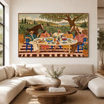 The Long Country Lunch — front view in a living space