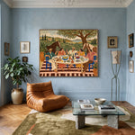 The Long Country Lunch — artwork in an interior setting 3