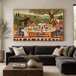The Long Country Lunch — artwork in an interior setting 5