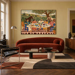The Long Country Lunch — artwork in an interior setting 6