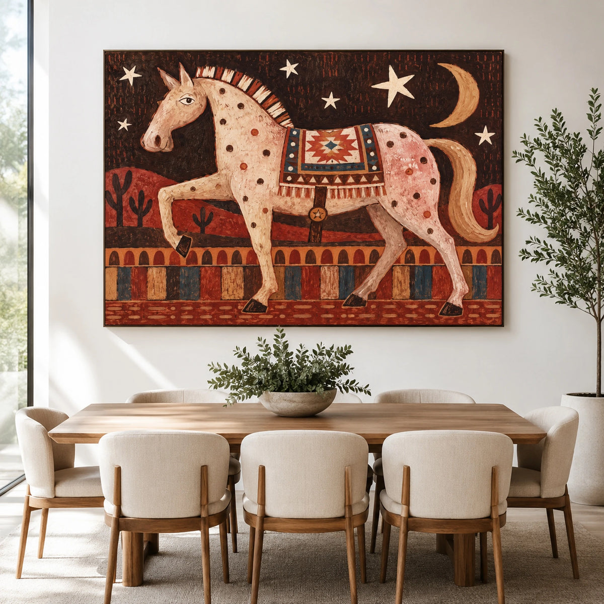 The Moon's Gentle Steed — artwork in an interior setting 3