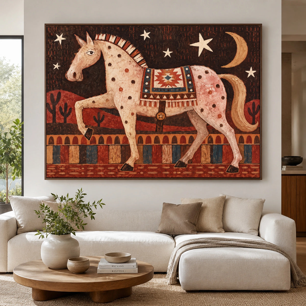 The Moon's Gentle Steed — artwork in an interior setting 4