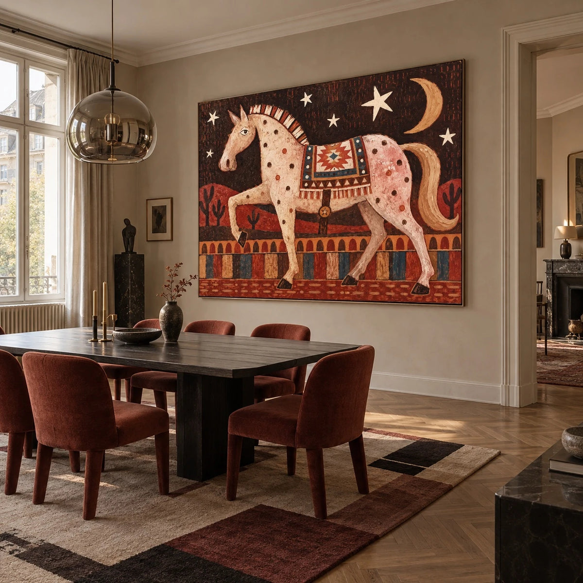 The Moon's Gentle Steed — artwork in an interior setting 5