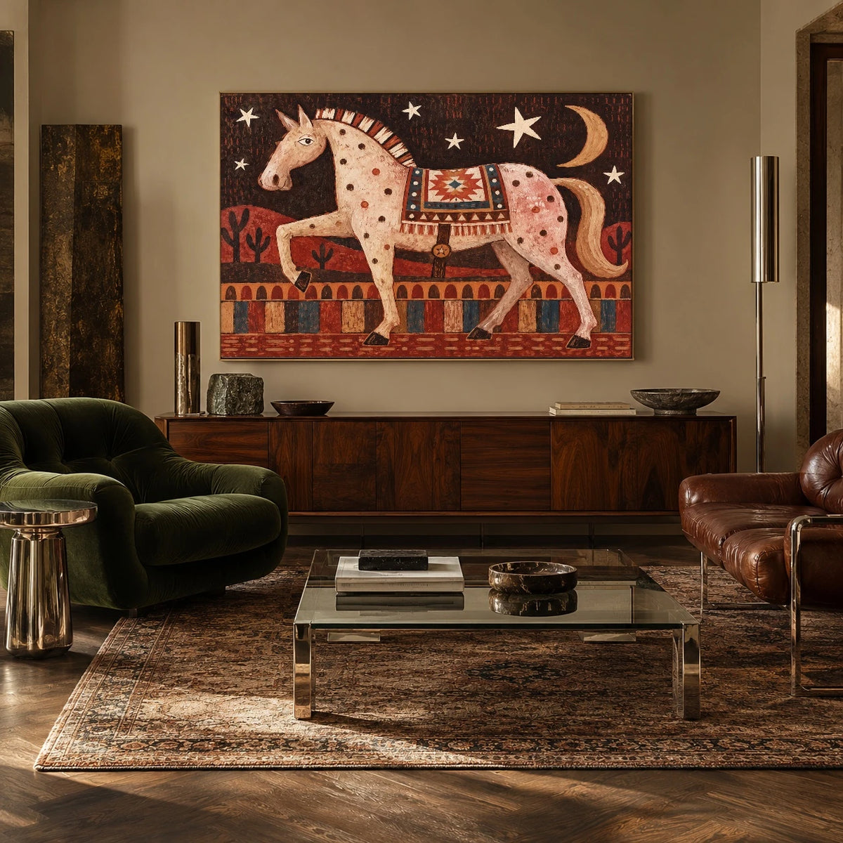 The Moon's Gentle Steed — artwork in an interior setting 7