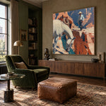 The Narrow Canyon Path — artwork in an interior setting 7
