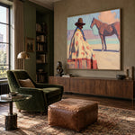 The Painted Poncho — artwork in an interior setting 7