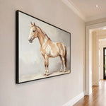 The Pale Pinto Portrait — side view of the artwork