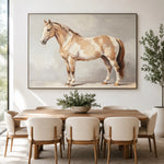 The Pale Pinto Portrait — artwork in an interior setting 3