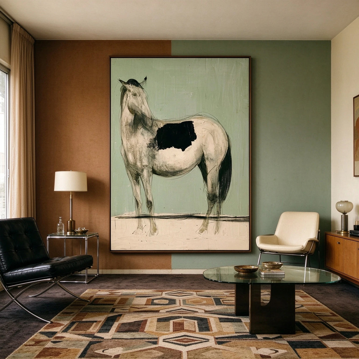 The Patient Pinto — artwork in an interior setting 3