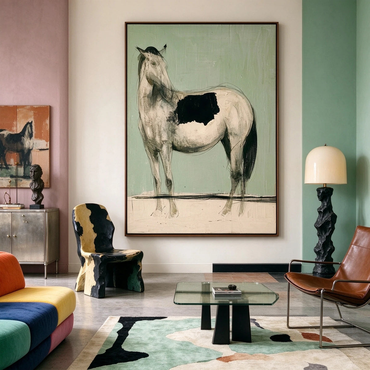 The Patient Pinto — artwork in an interior setting 5