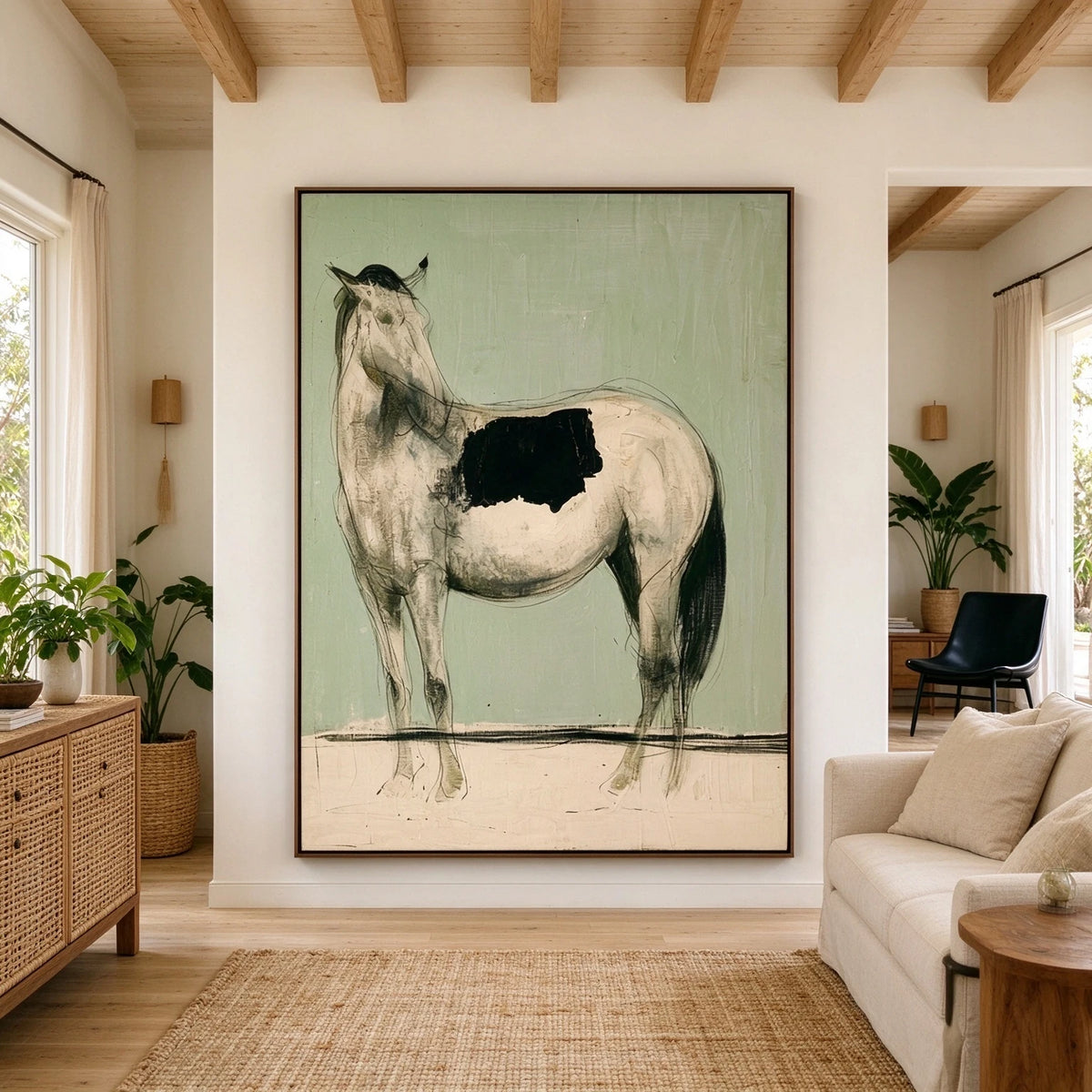 The Patient Pinto — artwork in an interior setting 6