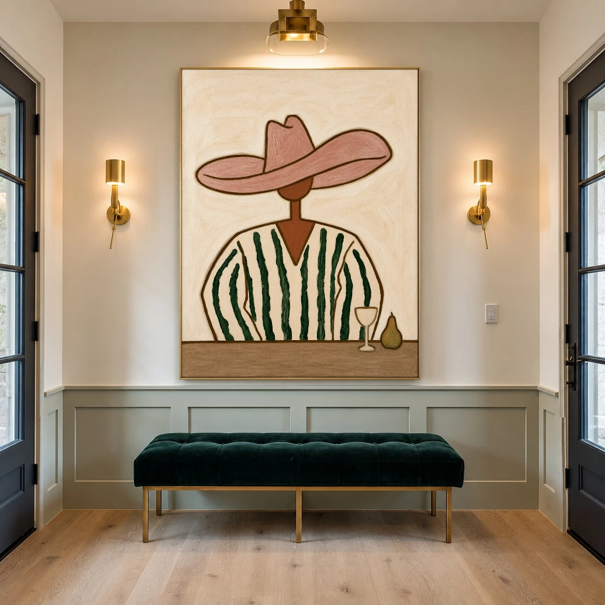 The Pear and Glass — artwork in an interior setting 6