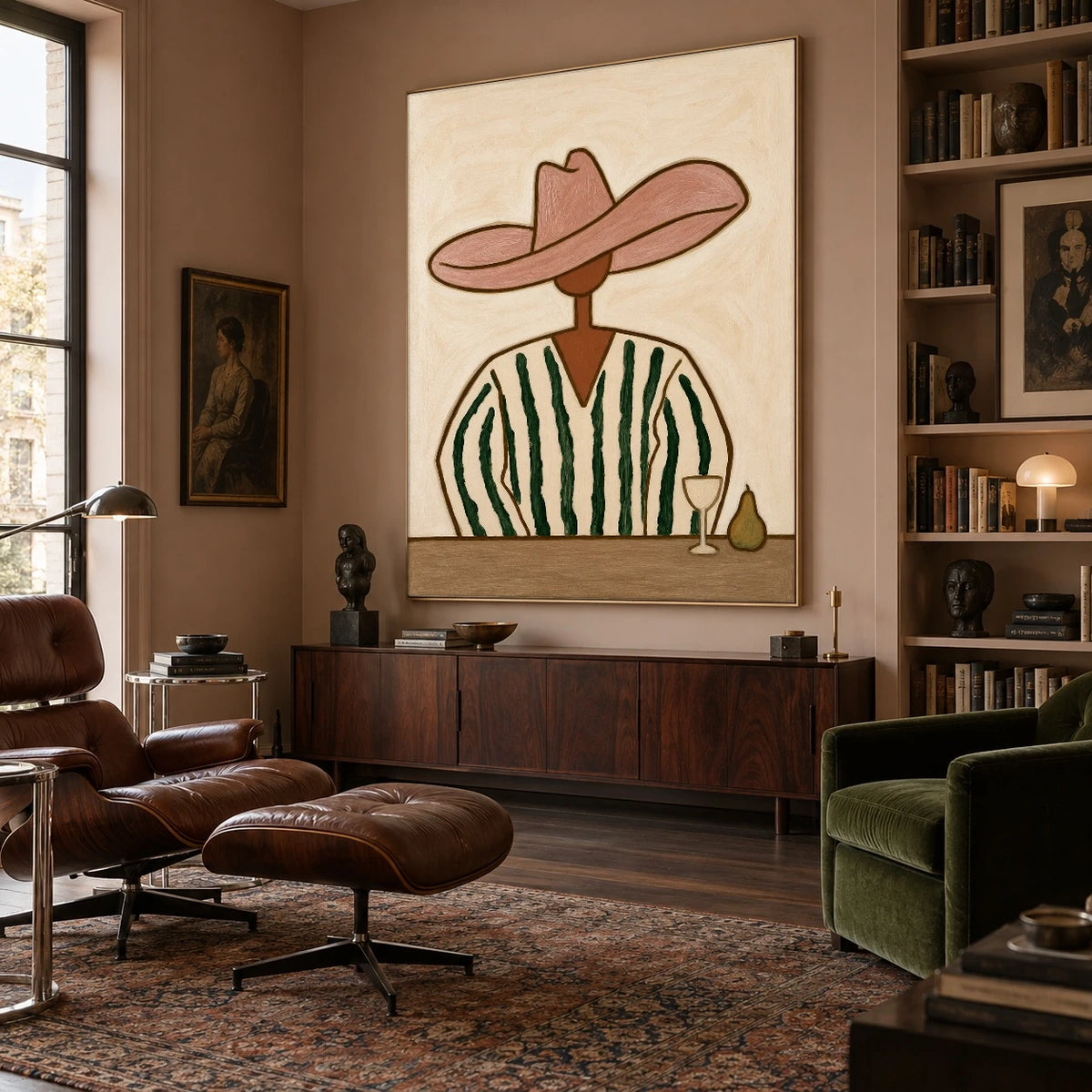 The Pear and Glass — artwork in an interior setting 7