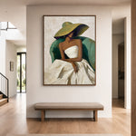 The Quiet Green Chair — artwork in an interior setting 3