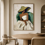 The Quiet Green Chair — artwork in an interior setting 4