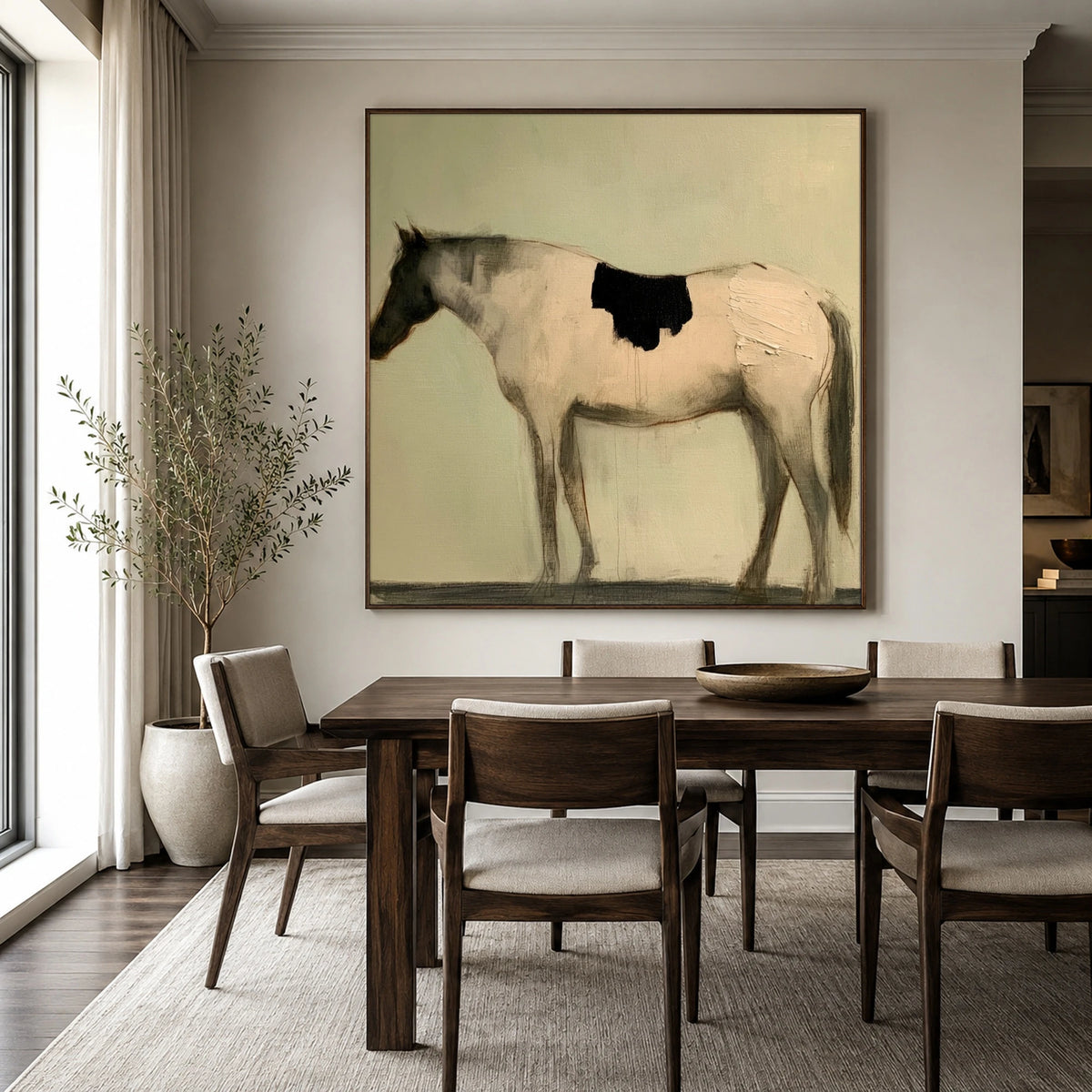 The Quiet Pinto — artwork in an interior setting 4