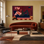 The Rosé Recliner — artwork in an interior setting 6