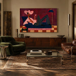 The Rosé Recliner — artwork in an interior setting 7