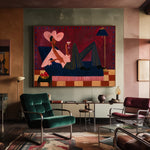 The Rosé Recliner — artwork in an interior setting 8