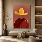 The Saffron Hat — artwork in an interior setting 3