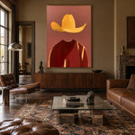 The Saffron Hat — artwork in an interior setting 7