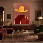 The Saffron Hat — artwork in an interior setting 8