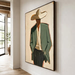 The Sage Jacket — side view of the artwork