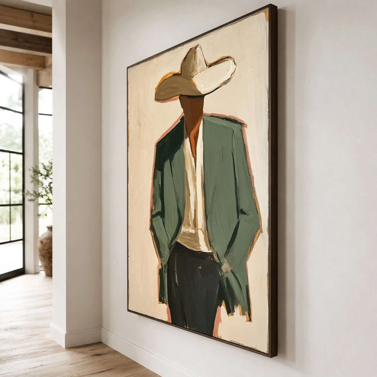 The Sage Jacket — side view of the artwork