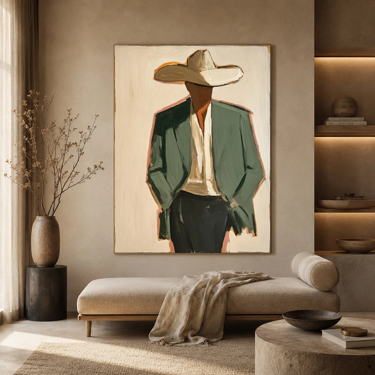 The Sage Jacket — artwork in an interior setting 3