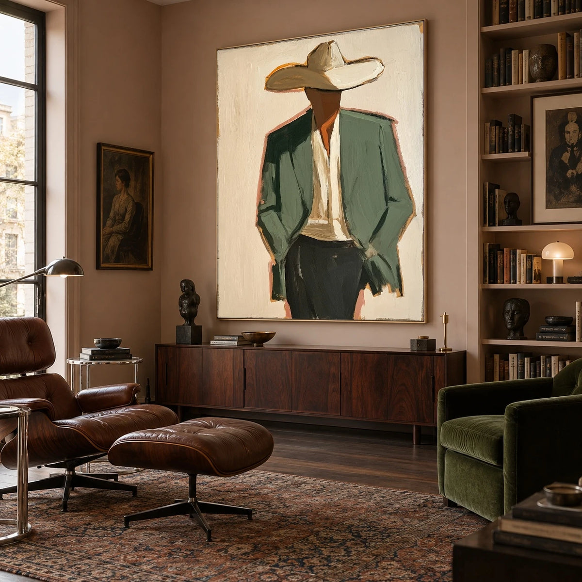The Sage Jacket — artwork in an interior setting 7