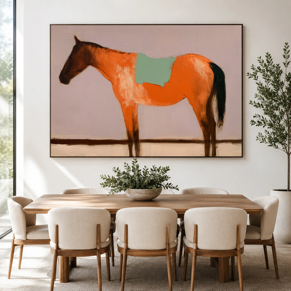 The Sage Saddlecloth — artwork in an interior setting 4