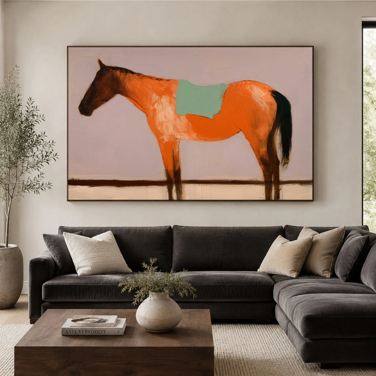 The Sage Saddlecloth — artwork in an interior setting 5