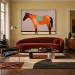 The Sage Saddlecloth — artwork in an interior setting 6