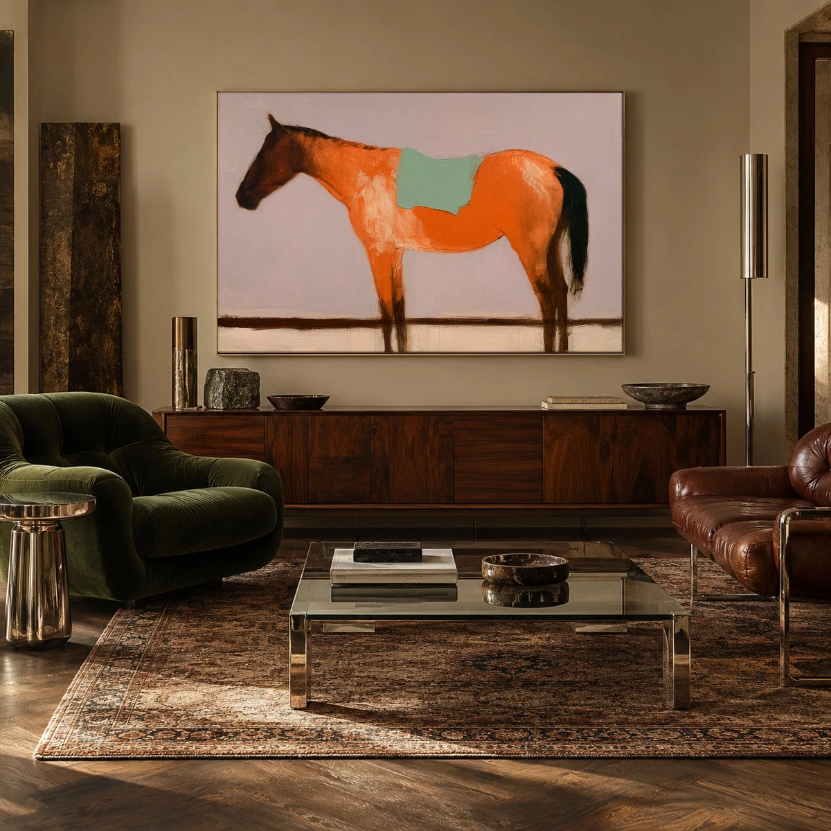 The Sage Saddlecloth — artwork in an interior setting 7