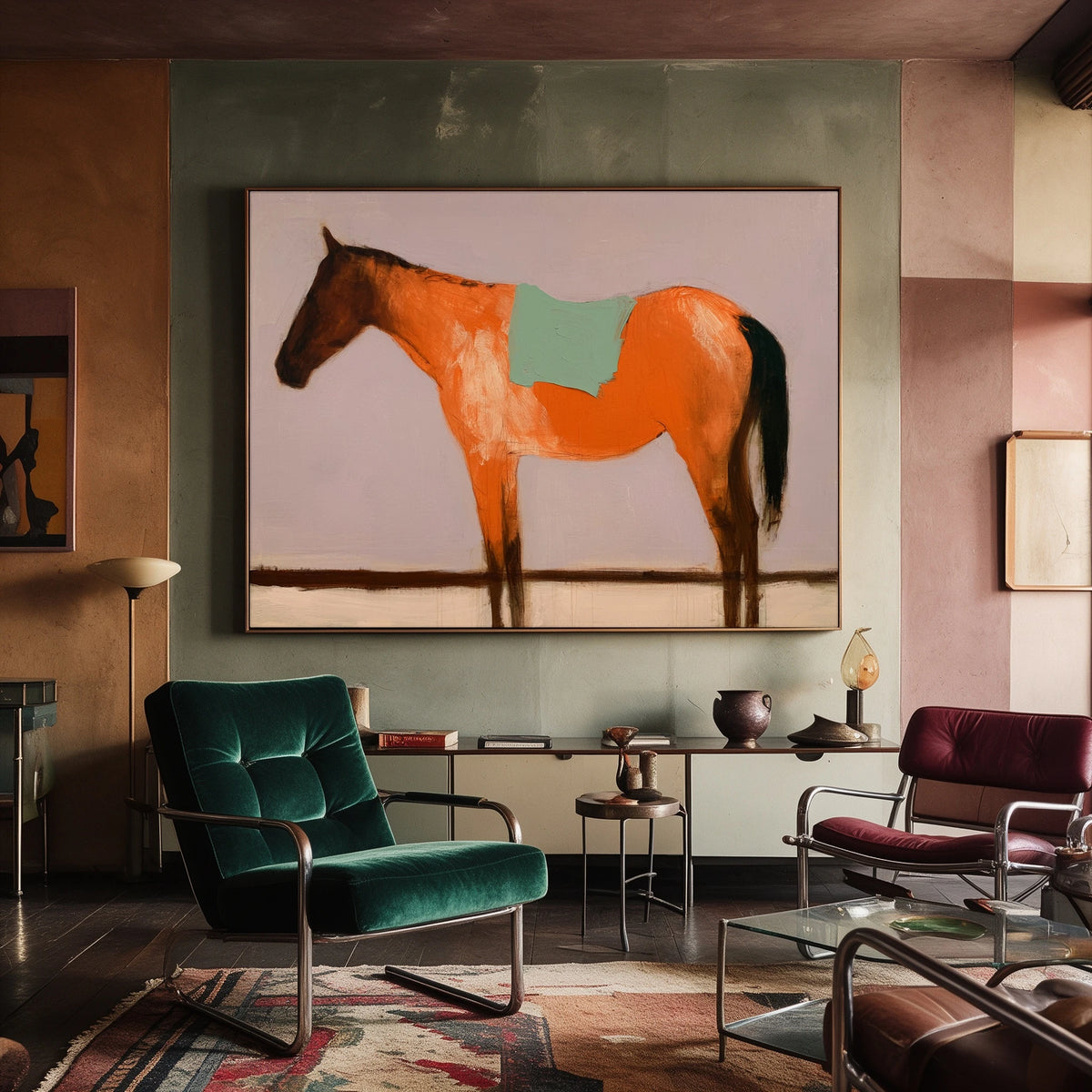 The Sage Saddlecloth — artwork in an interior setting 8