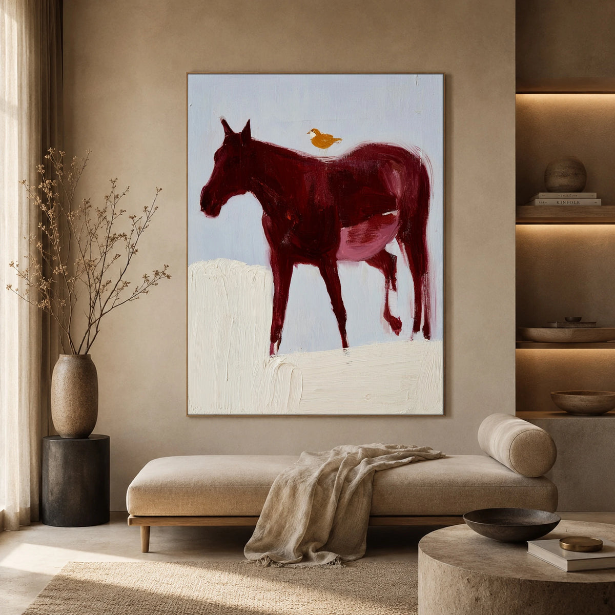 The Smallest Companion — front view in a living space