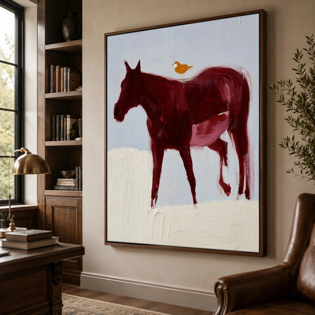 The Smallest Companion — side view of the artwork