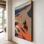 The Valley Leads Home — side view of the artwork