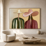 Together in Rosewood — artwork in an interior setting 3