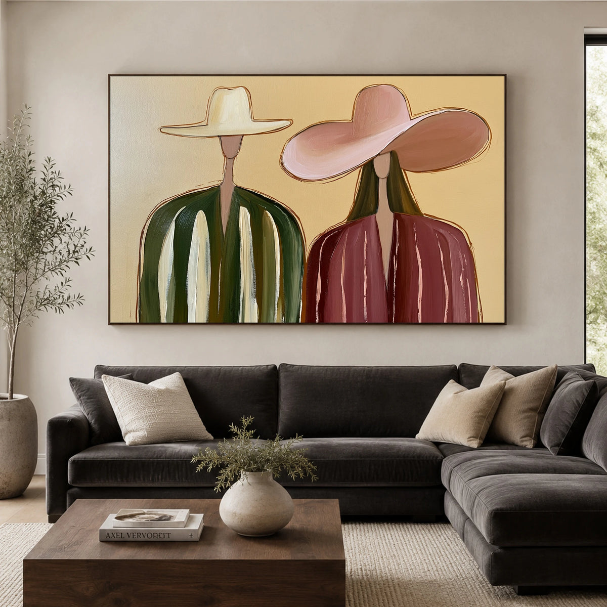 Together in Rosewood — artwork in an interior setting 5