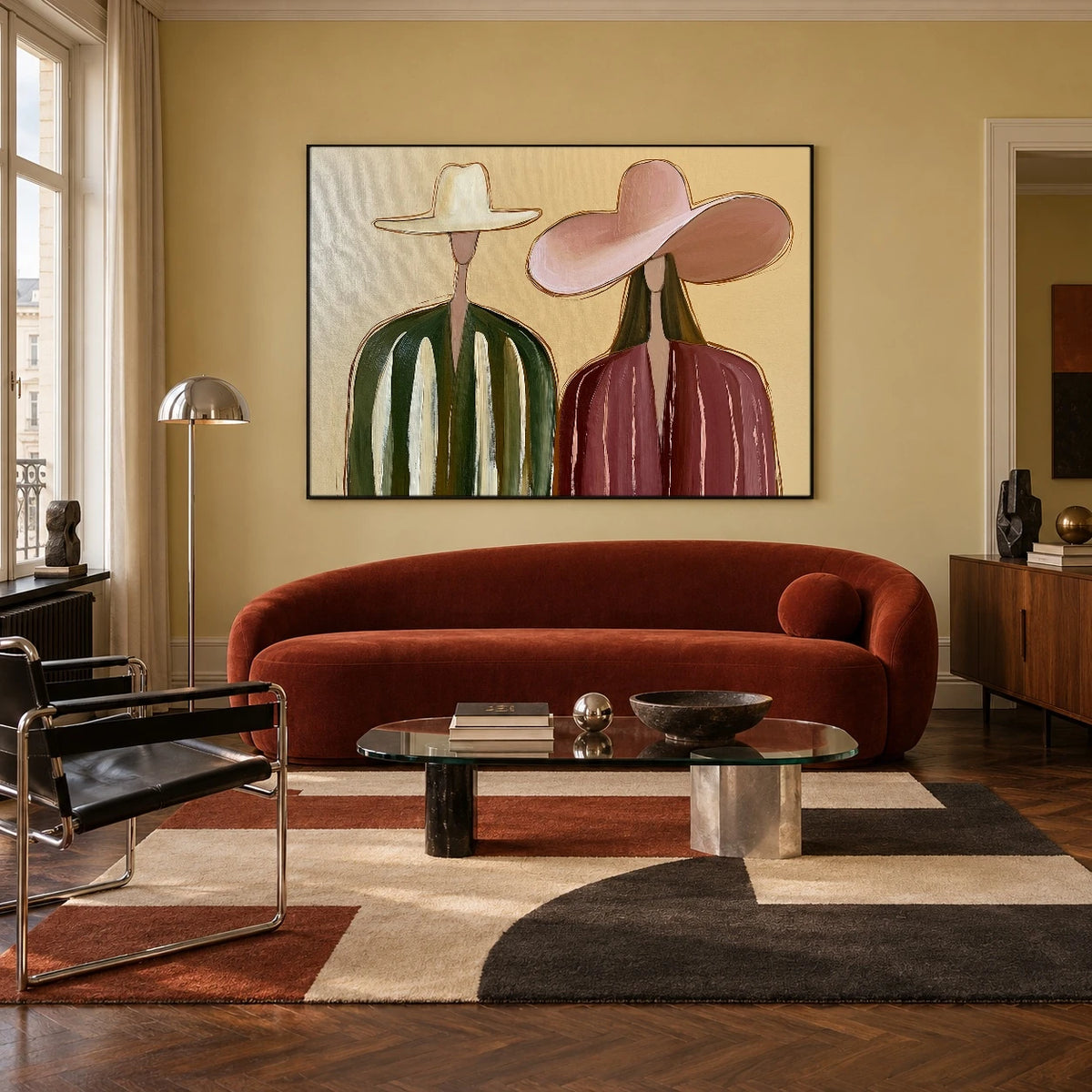 Together in Rosewood — artwork in an interior setting 6