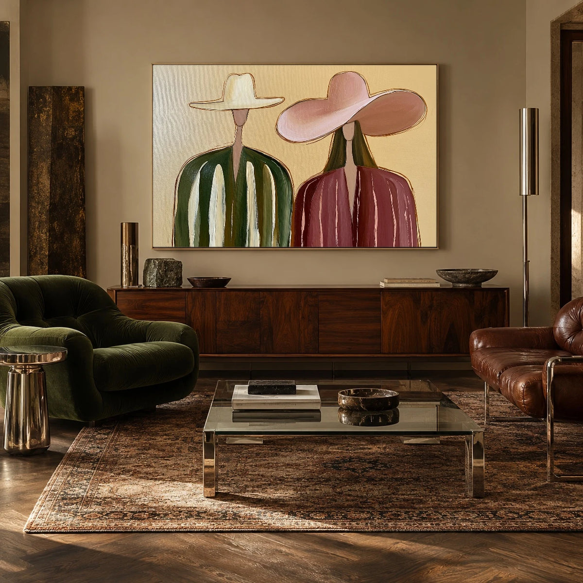 Together in Rosewood — artwork in an interior setting 7