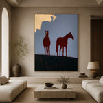 Two Beyond Dusk — artwork in an interior setting 3