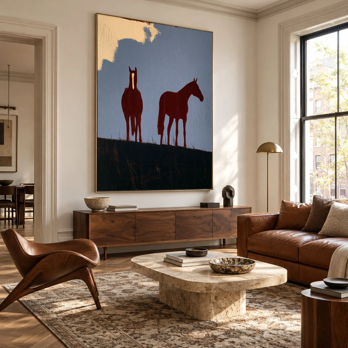 Two Beyond Dusk — artwork in an interior setting 5