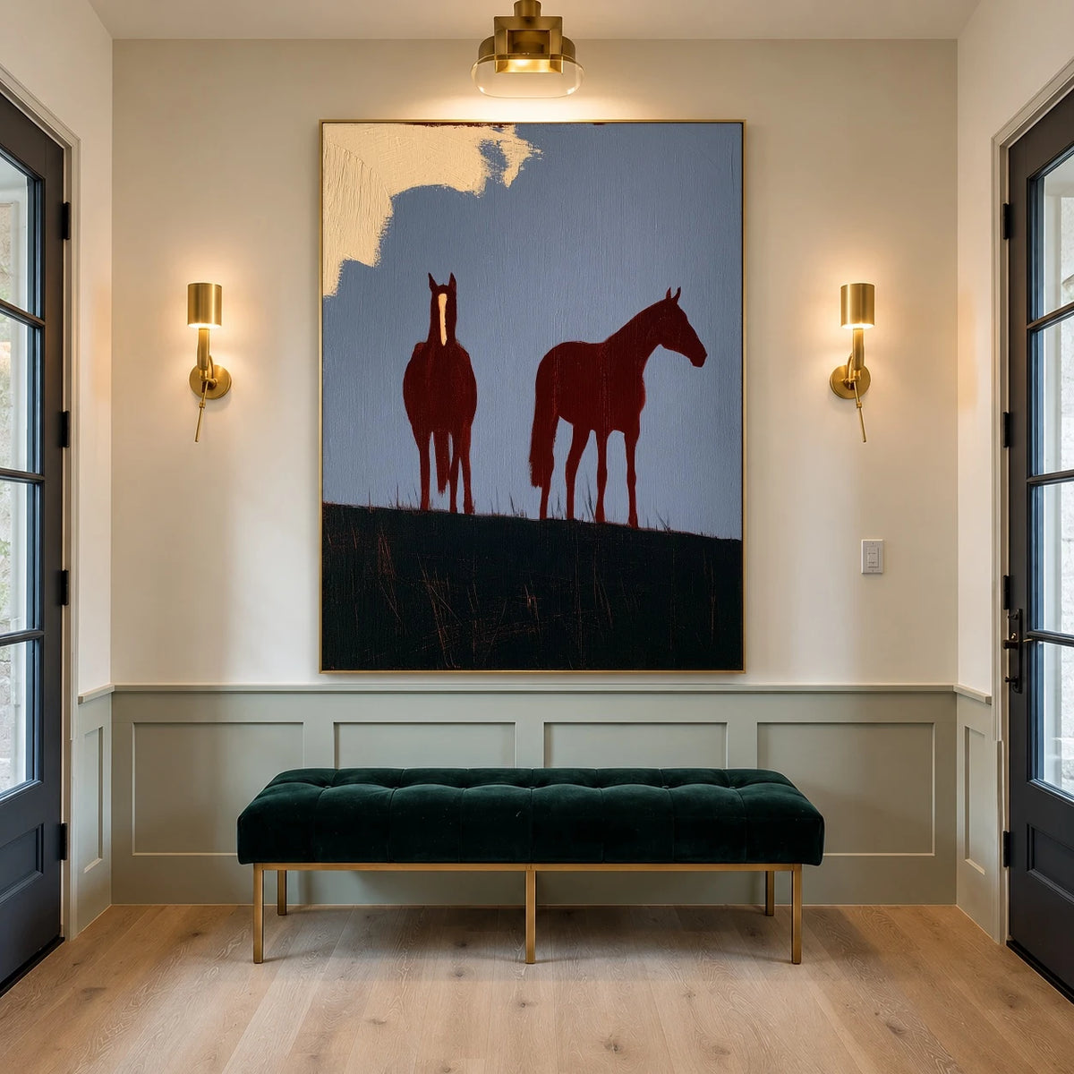 Two Beyond Dusk — artwork in an interior setting 6
