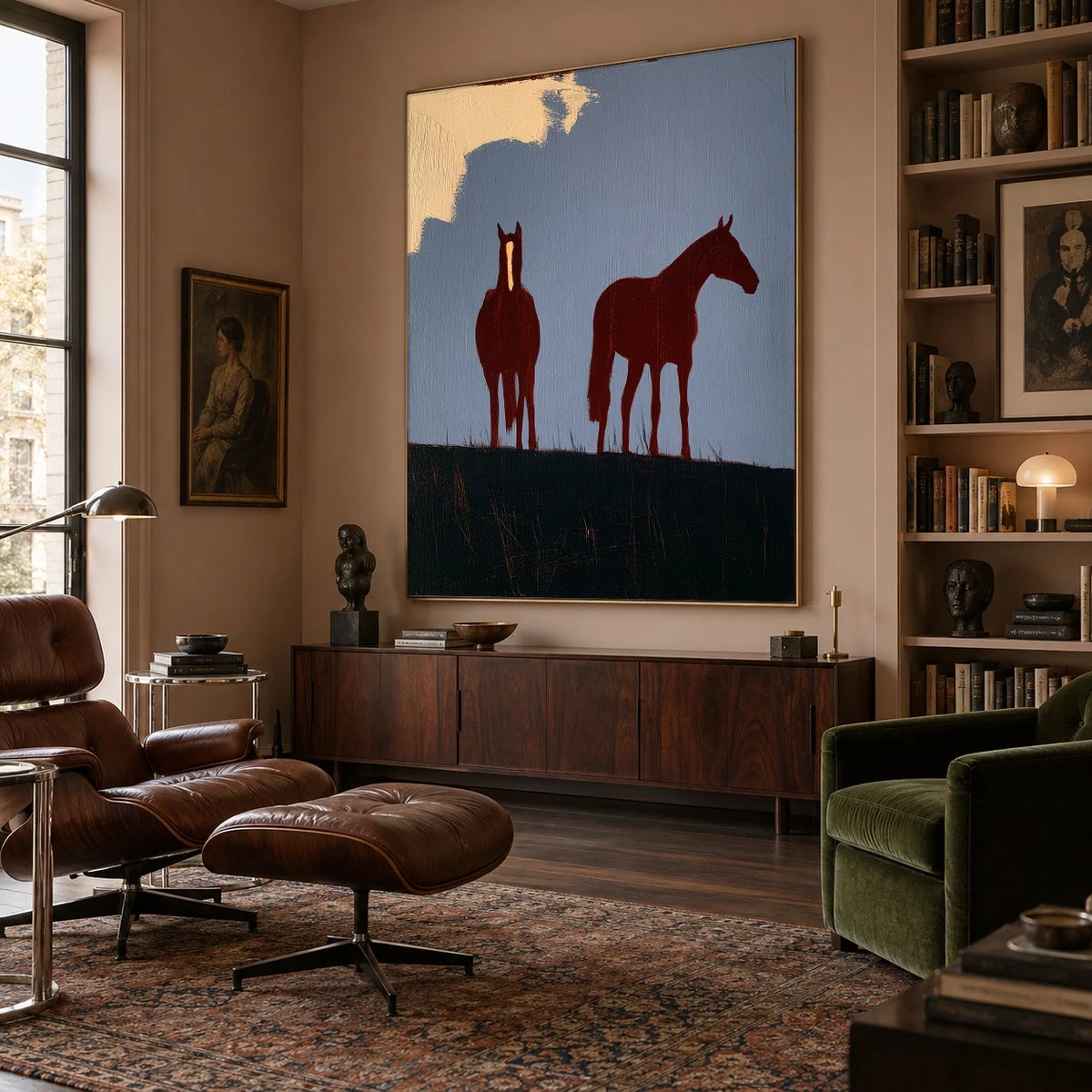 Two Beyond Dusk — artwork in an interior setting 7